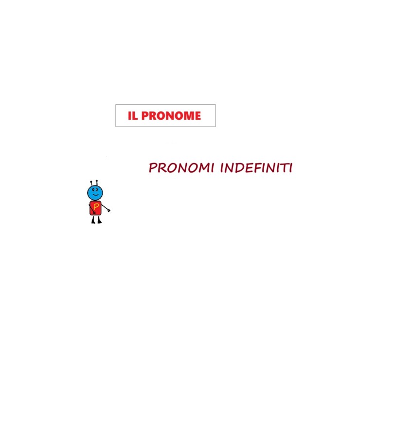 IL PRONOME - PRONOMI INDEFINITI- Parte 7