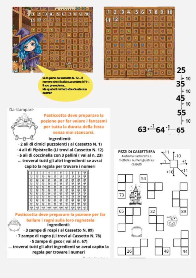 Quaderno di Matematica Classe 3^ – Mese di OTTOBRE