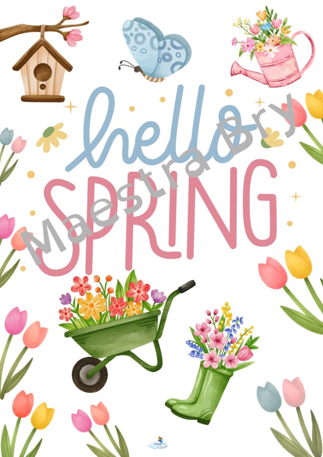 POSTER HELLO SPRING