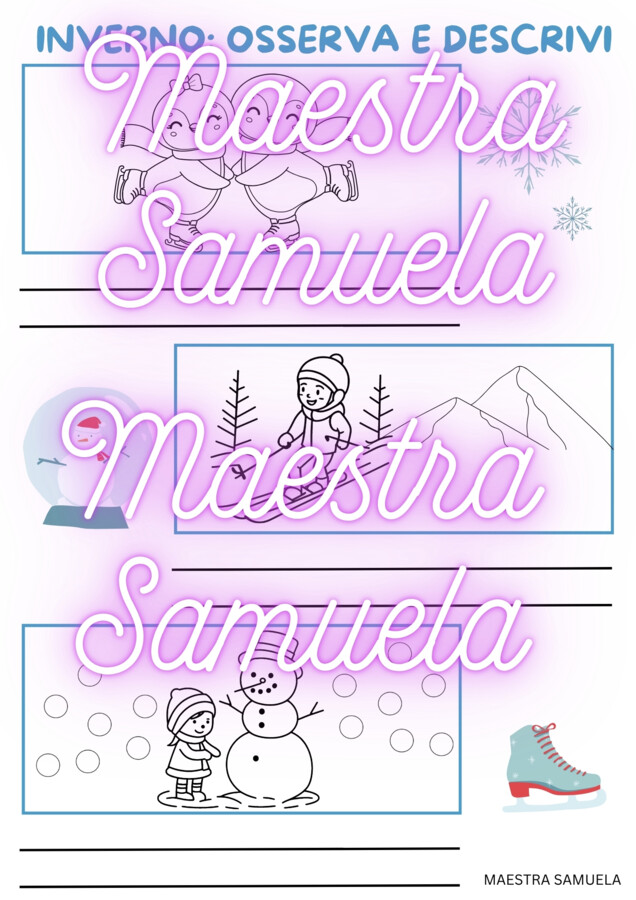 ❄️ Attività d'Inverno ❄️