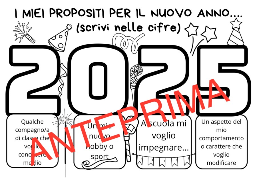 Propositi per il 2025