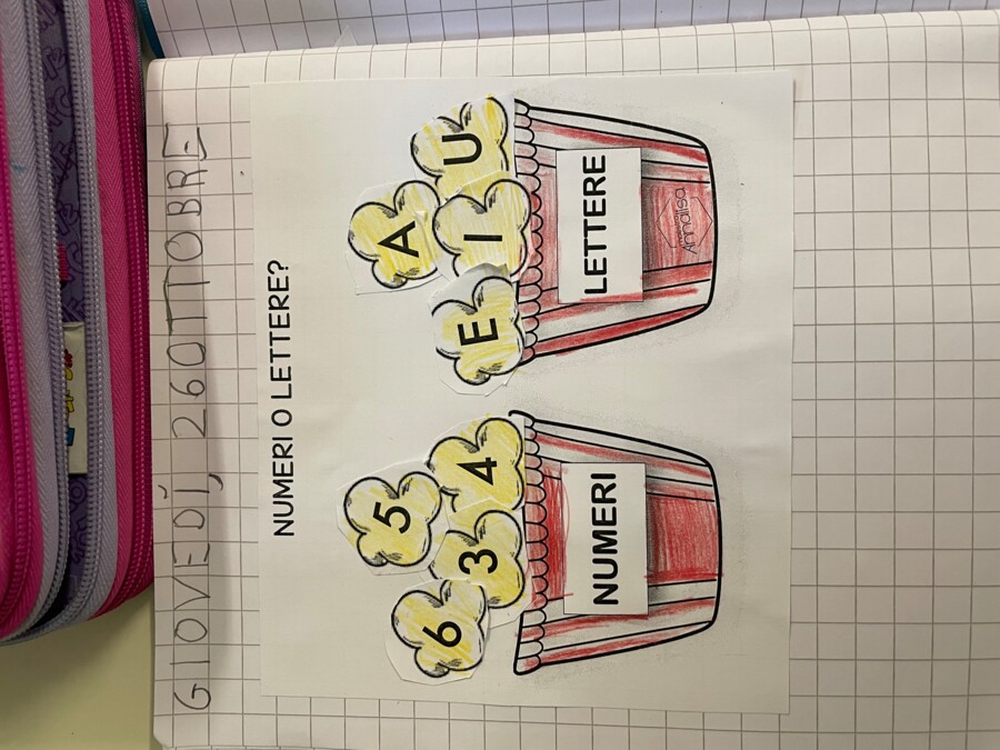 Discriminazione numeri e lettere