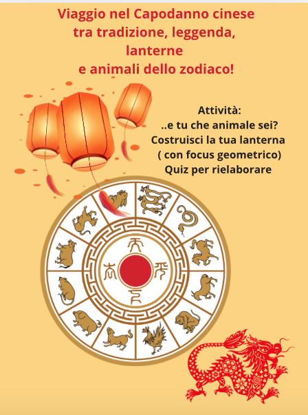 Viaggio nel cappodanno cinese tra tradizione, leggenda, zodiaco e creatività; classi 3-5