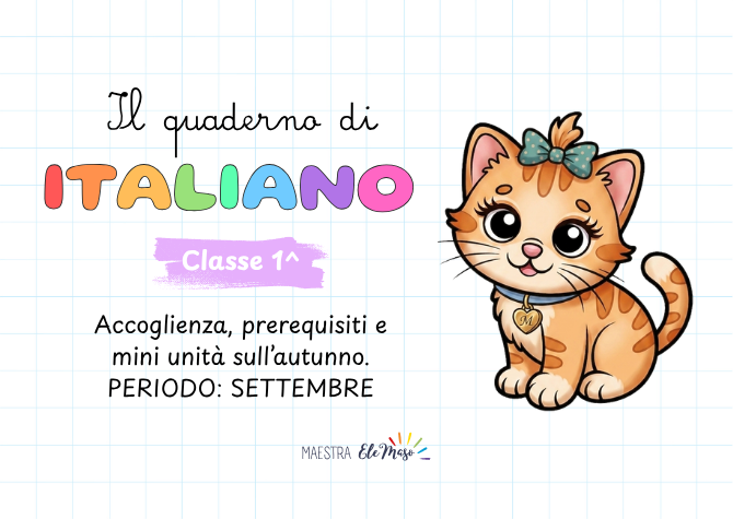 QUADERNO DI ITALIANO – CLASSE PRIMA | PARTE 1