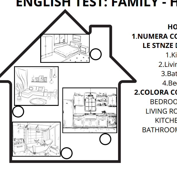 english test house & family