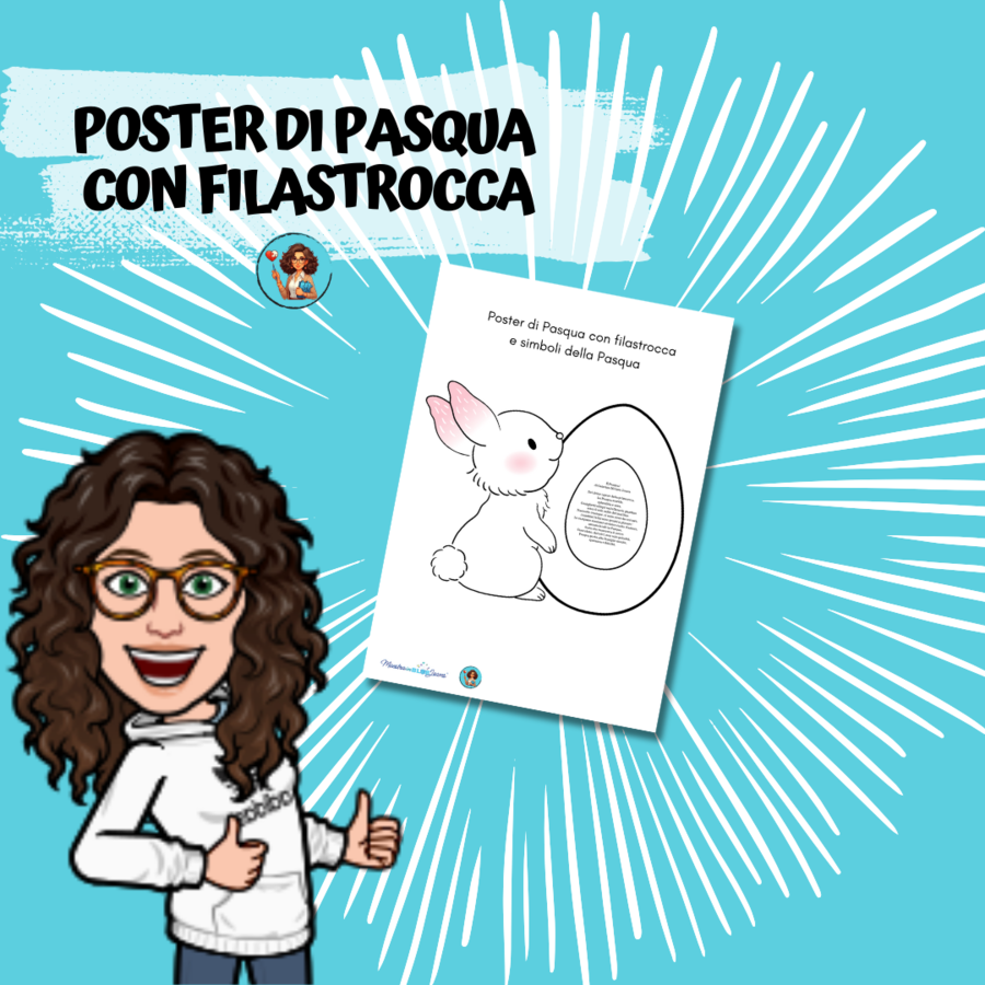 POSTER di PASQUA con FILASTROCCA