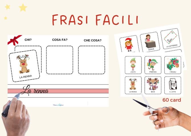 FRASI FACILI - Versione natalizia