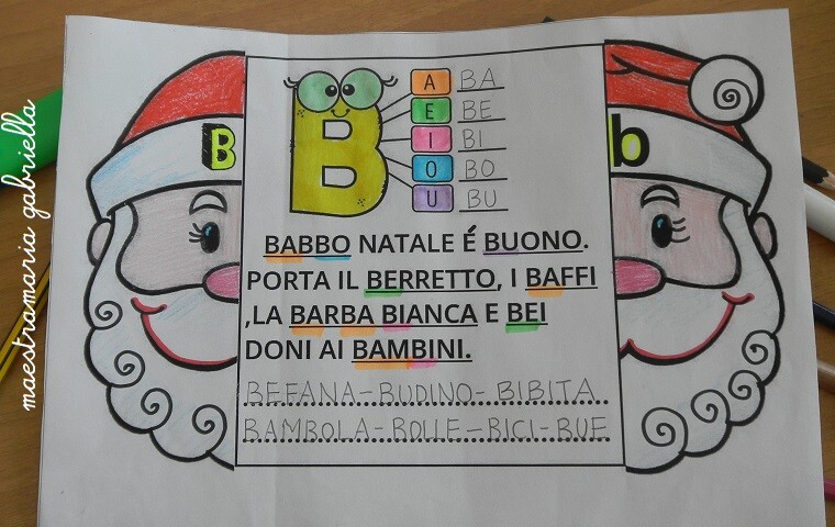 Lettera B di Buon BaBBo Natale