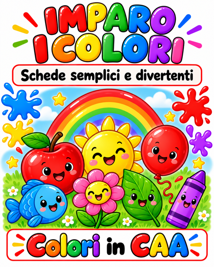 Imparo i colori – Schede visive in CAA