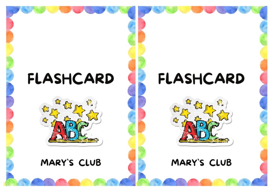 Flashcards Alfabeto