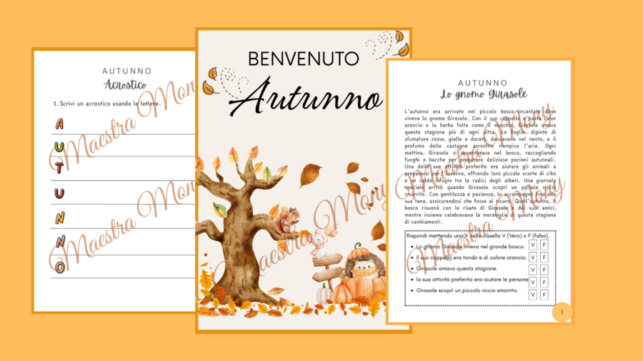 Benvenuto autunno scuola primaria (classe 2-3)