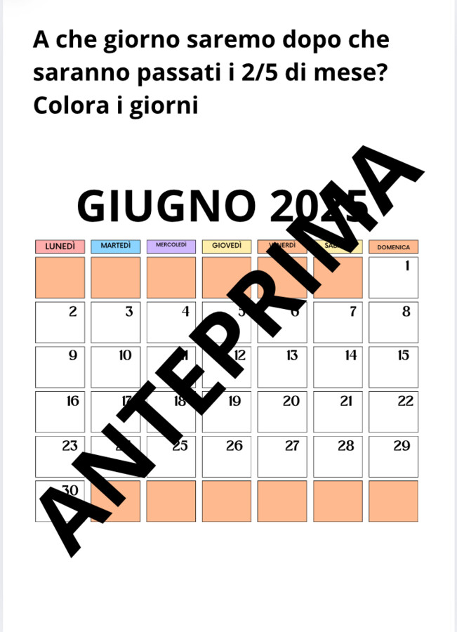Frazioni e scorrere o del tempo