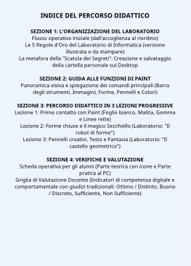 Laboratorio di Informatica con Paint: Metodo passo-passo, regole, lezioni e verifiche (Classi 2ª-3ª Primaria)