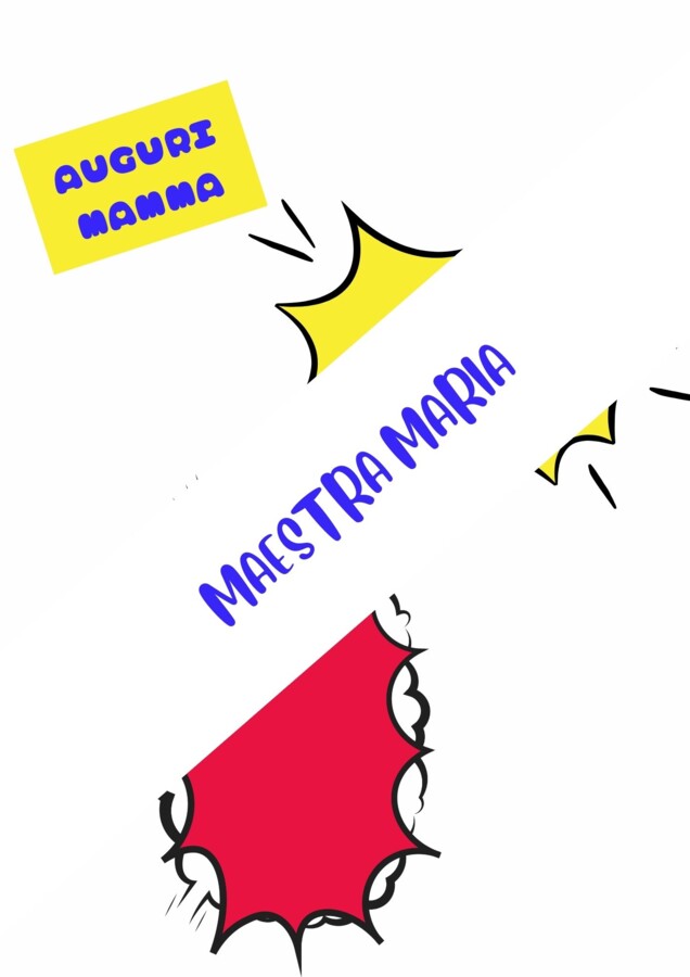 Auguri alla mamma in Pop Art.