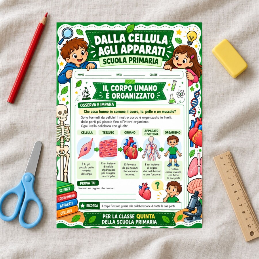 Dalla cellula agli apparati scuola primaria
