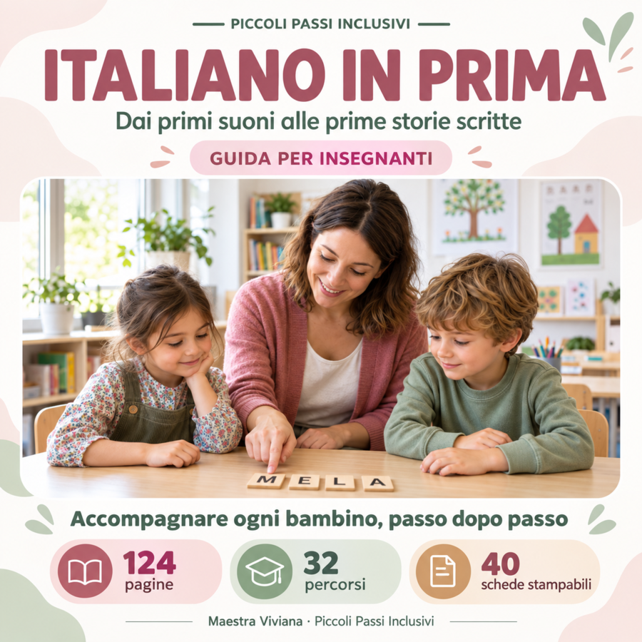“Italiano in prima – Dai primi suoni alle prime storie scritte”- Guida per Insegnanti
