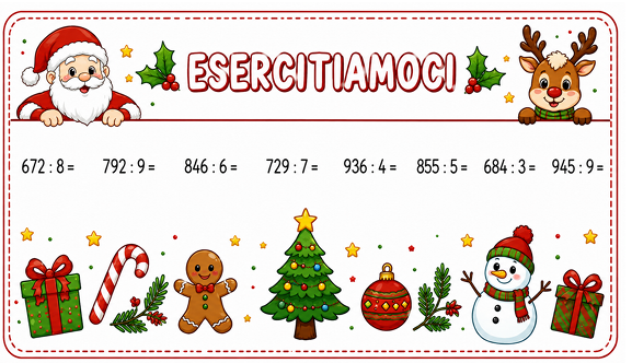 Quaderno di dicembre di matematica classe terza