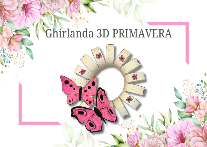 Ghirlanda primavera 3D