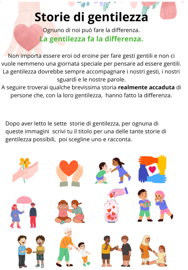 Storie di gentilezza; un percorso di educazione civica classi III/V