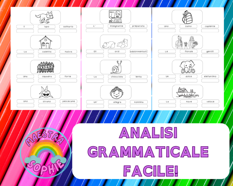 ANALISI GRAMMATICALE FACILE!
