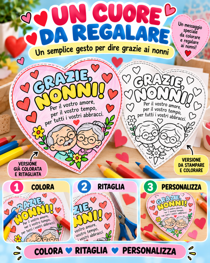 ❤️ KIT FESTA DEI NONNI – TANTE ATTIVITÀ E REGALI DA COSTRUIRE