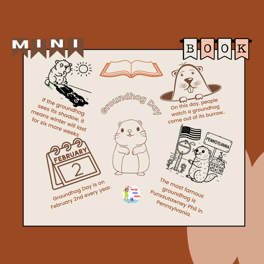 A mini book about Groundhog Day
