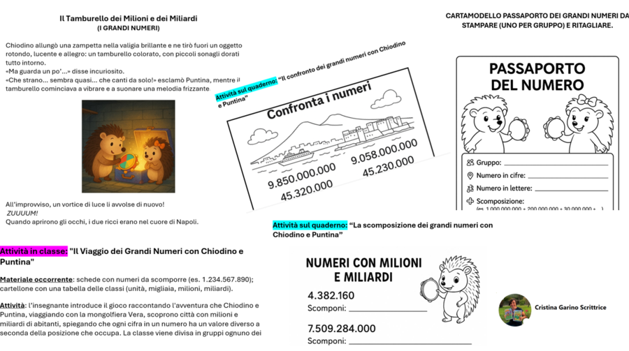 "IL TAMBURELLO DEI MILIONI E DEI MILIARDI"- I GRANDI NUMERI