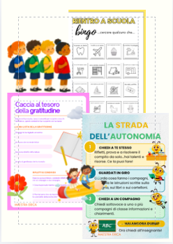 Kit Accoglienza e Rientro a Scuola – Classe 3ª | Attività Inclusive, Quiz, Giochi e Riempitempo