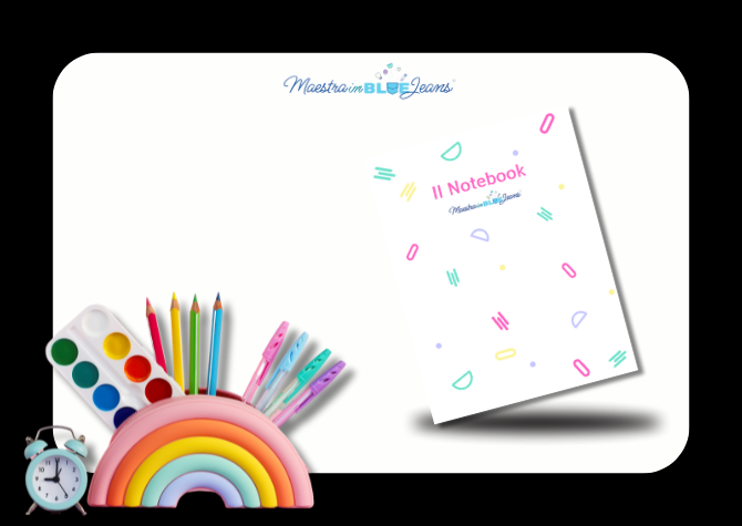 Il notebook di Maestrainbluejeans: Quaderno scolastico giornaliero - Notebook didattico per insegnanti
