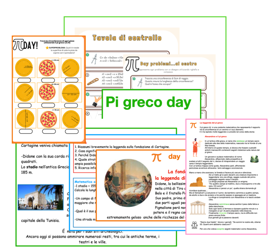 Pack per il pi greco day