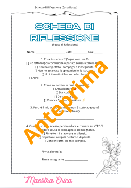 Semaforo del comportamento – Kit per la gestione della classe ed autoregolazione