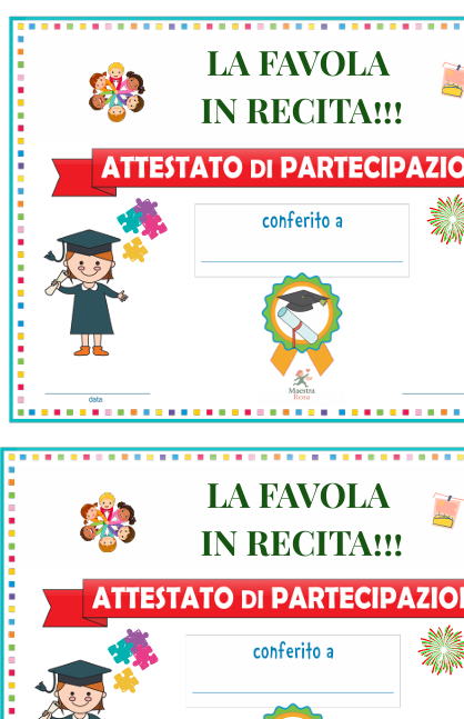 LA FAVOLA - Kit teatrale e didattico completo