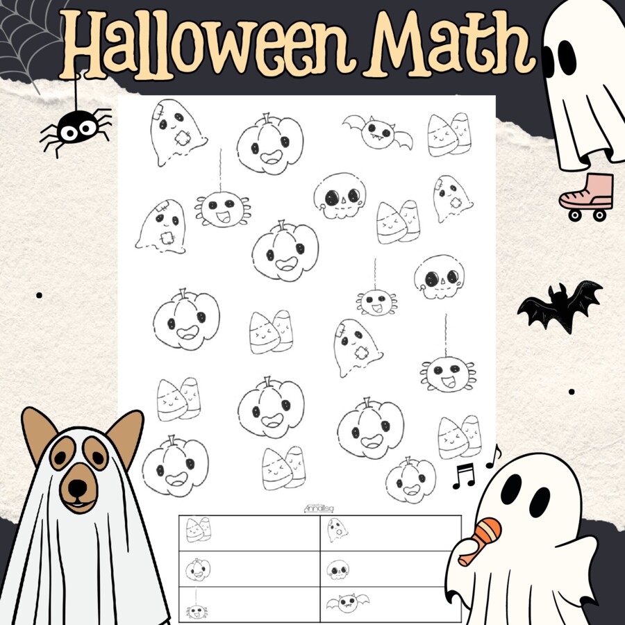 Halloween: Conta e scrivi il numero