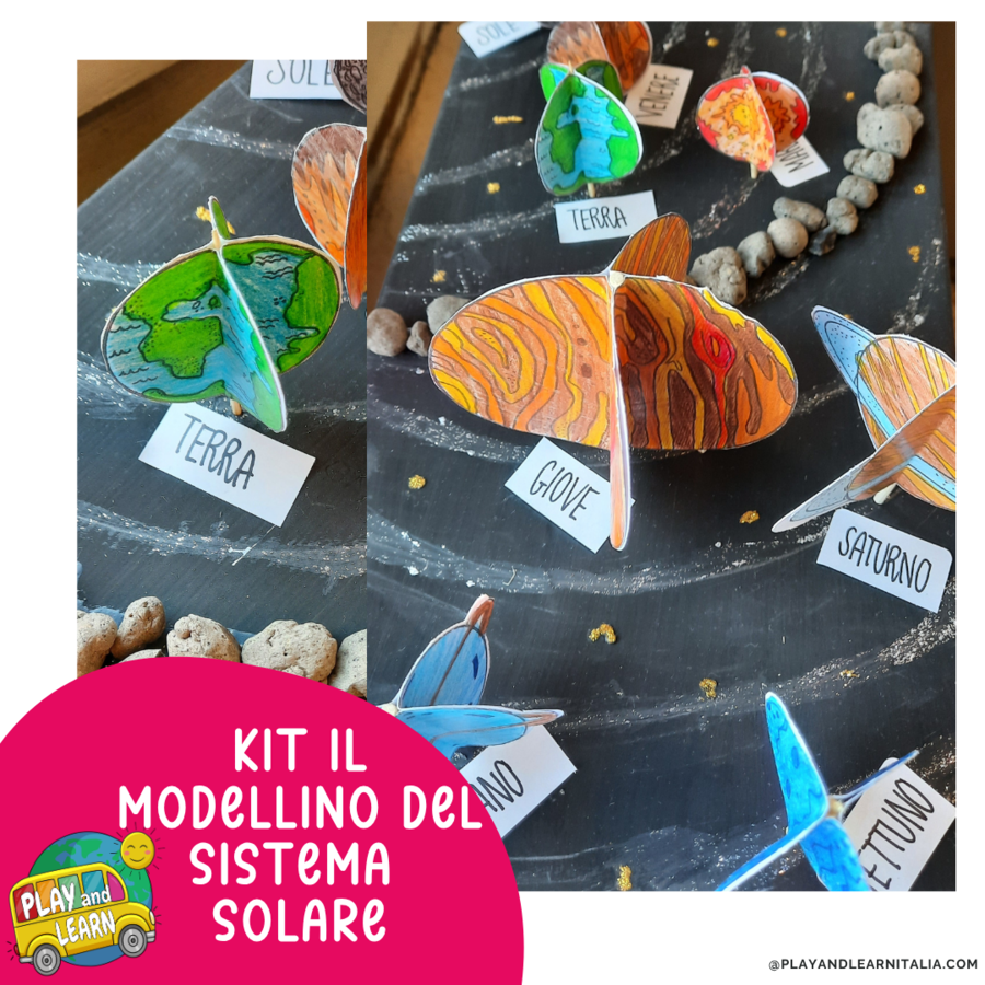 KIT MODELLINO SISTEMA SOLARE PER BAMBINI