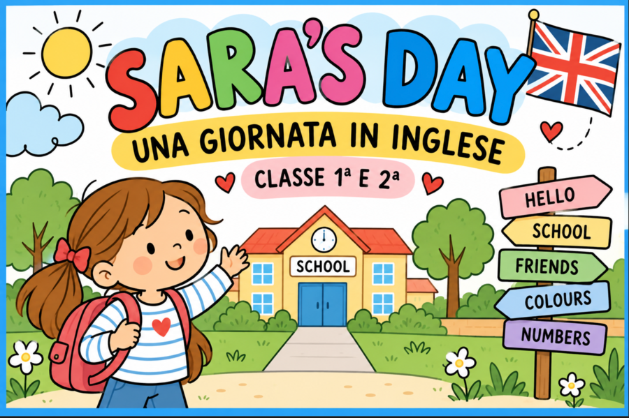 A DAY AT SCHOOL WITH SARA – INGLESE CLASSE 1ª E 2ª