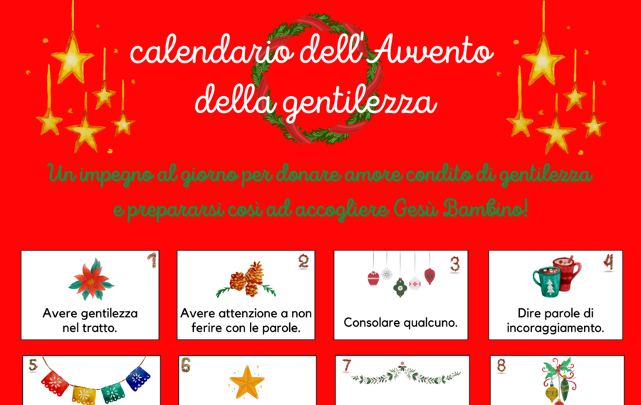 Calendario dell'Avvento della gentilezza