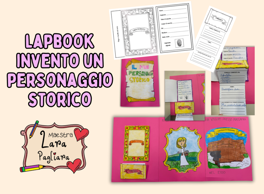 lapbook - invento un personaggio storico
