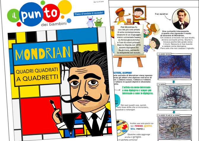 Piet Mondrian spiegato ai bambini