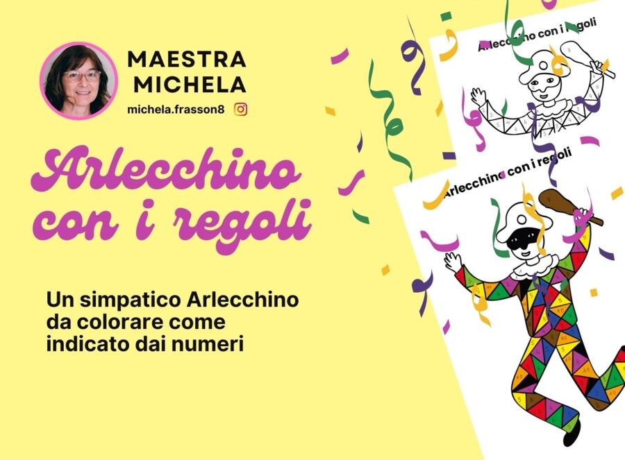 Matematica e Carnevale: Arlecchino con i regoli