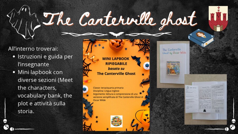 Mini lapobook Halloween: The Canterville Ghost