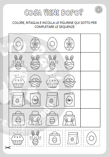 Libro delle attività Pasqua - Classe Prima