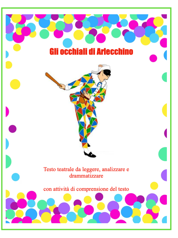 Gli occhiali di Arlecchino- letture di Carnevale