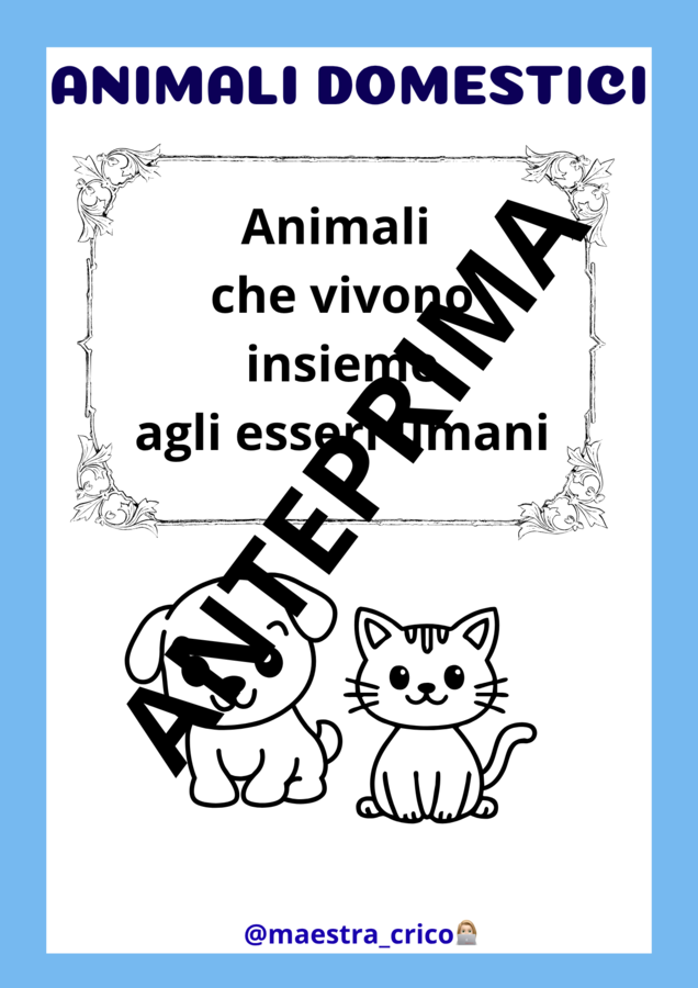 COSTRUISCO IL MIO LIBRETTO DEGLI ANIMALI