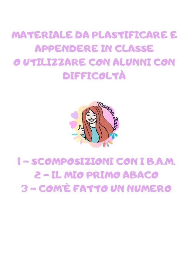 La mia cassetta degli attrezzi in classe prima