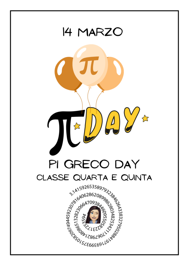 Pi greco day: supera le cinque sfide e conquista il tesoro.