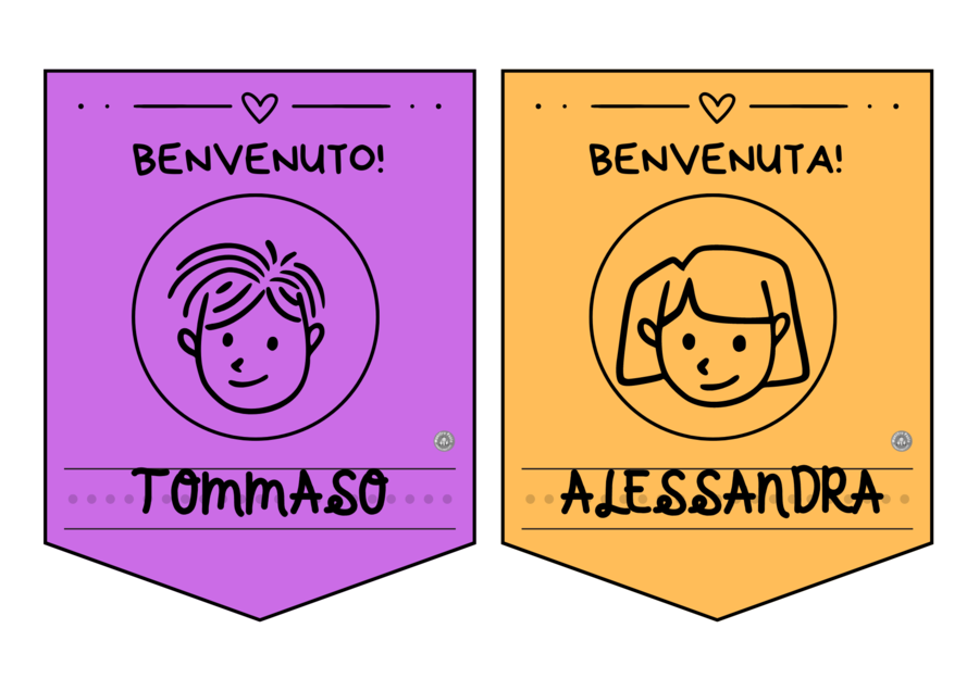 Bandierine accoglienza - Back to school