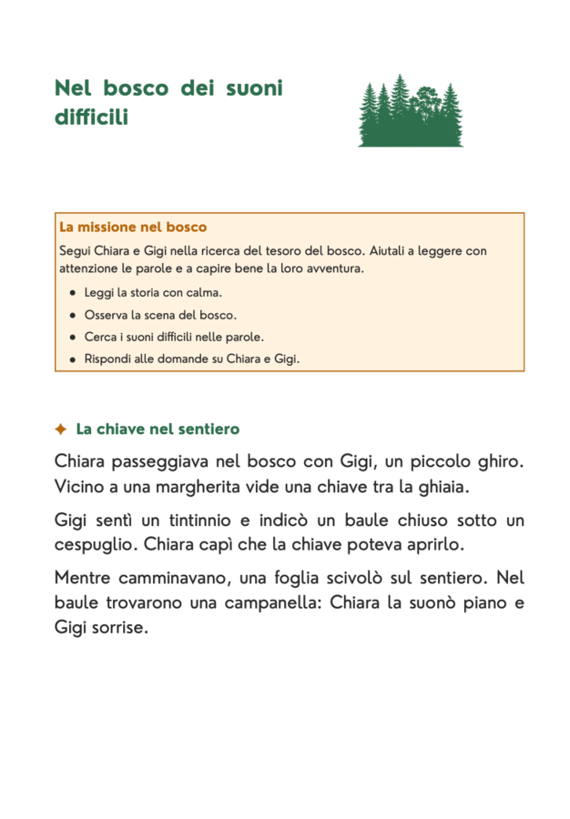 Ripasso suoni difficili classe seconda