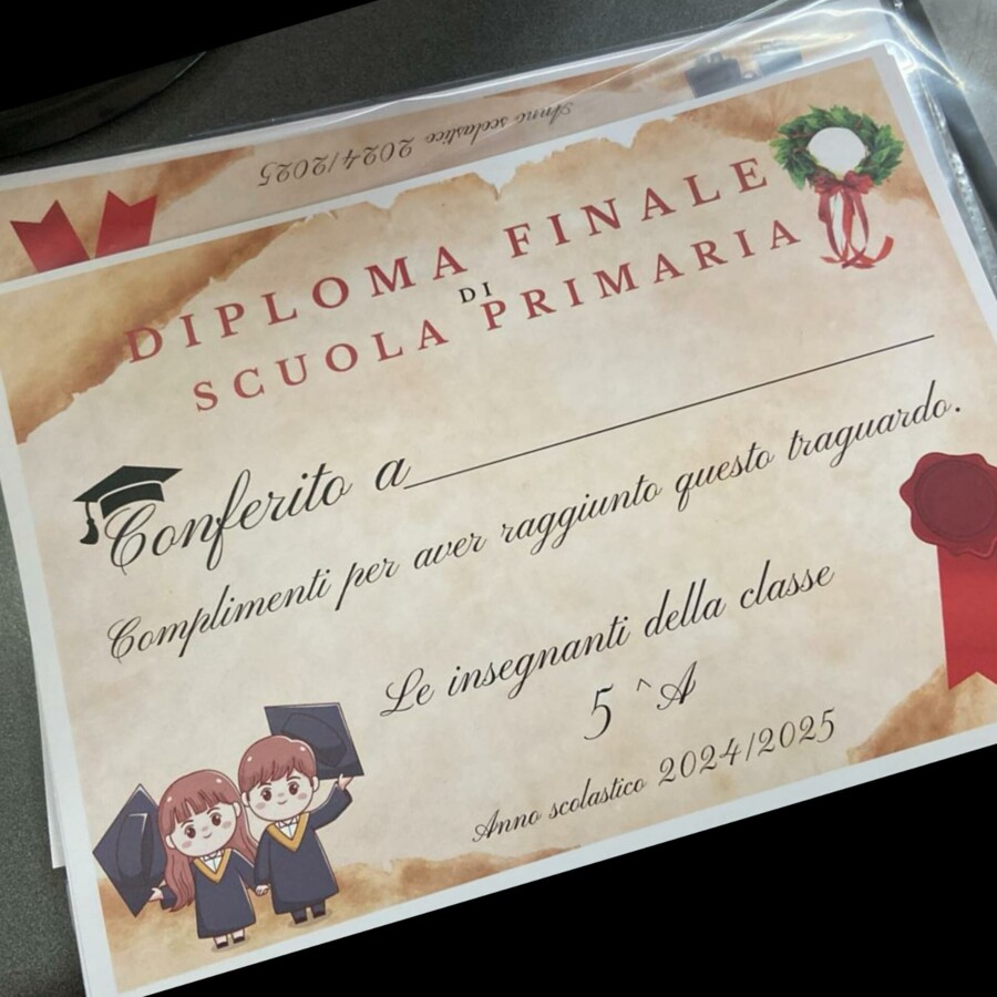 Diplomi fine scuola primaria