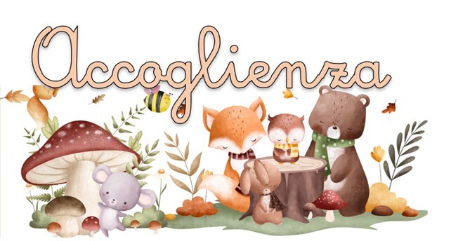 Accoglienza in classe prima con gli animali del bosco