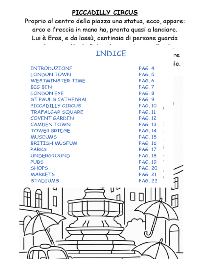 FILASTROCCHE LONDINESI